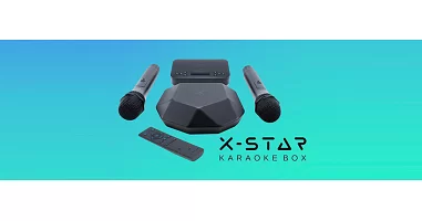 Новая караоке приставка X-STAR с двумя микрофонами
